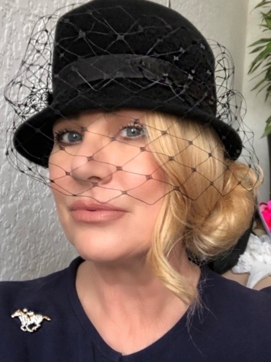 Christine A. Moore Hat - Gatsby Downton Abby Derby Church Wedding Royal Style! main image 5